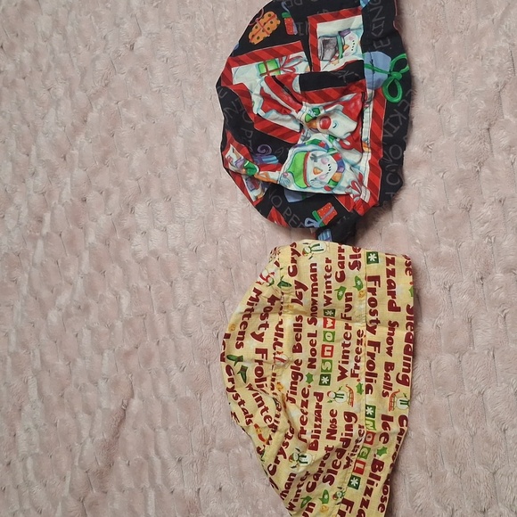 12 Colorful Patterned Scrub/Nurse Hat/Bonnets - Picture 12 of 12